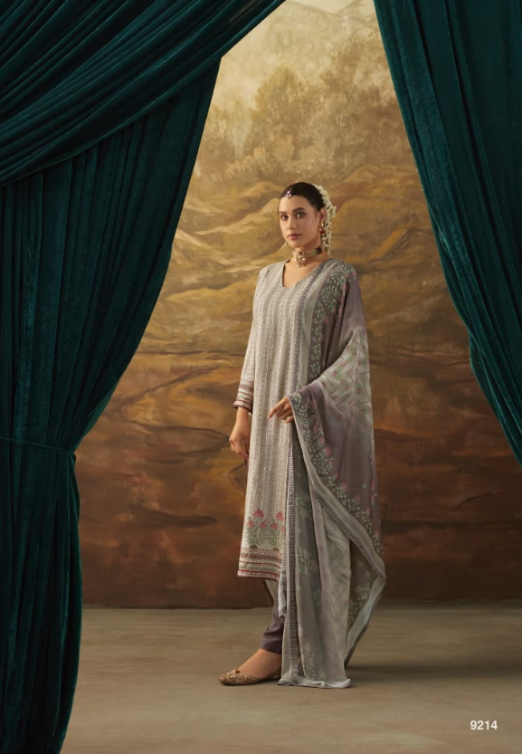 Pure Muslin Silk Digital Printed Unstitched salwar Suit